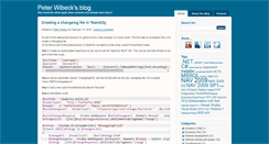 Desktop Screenshot of blog.wibeck.org